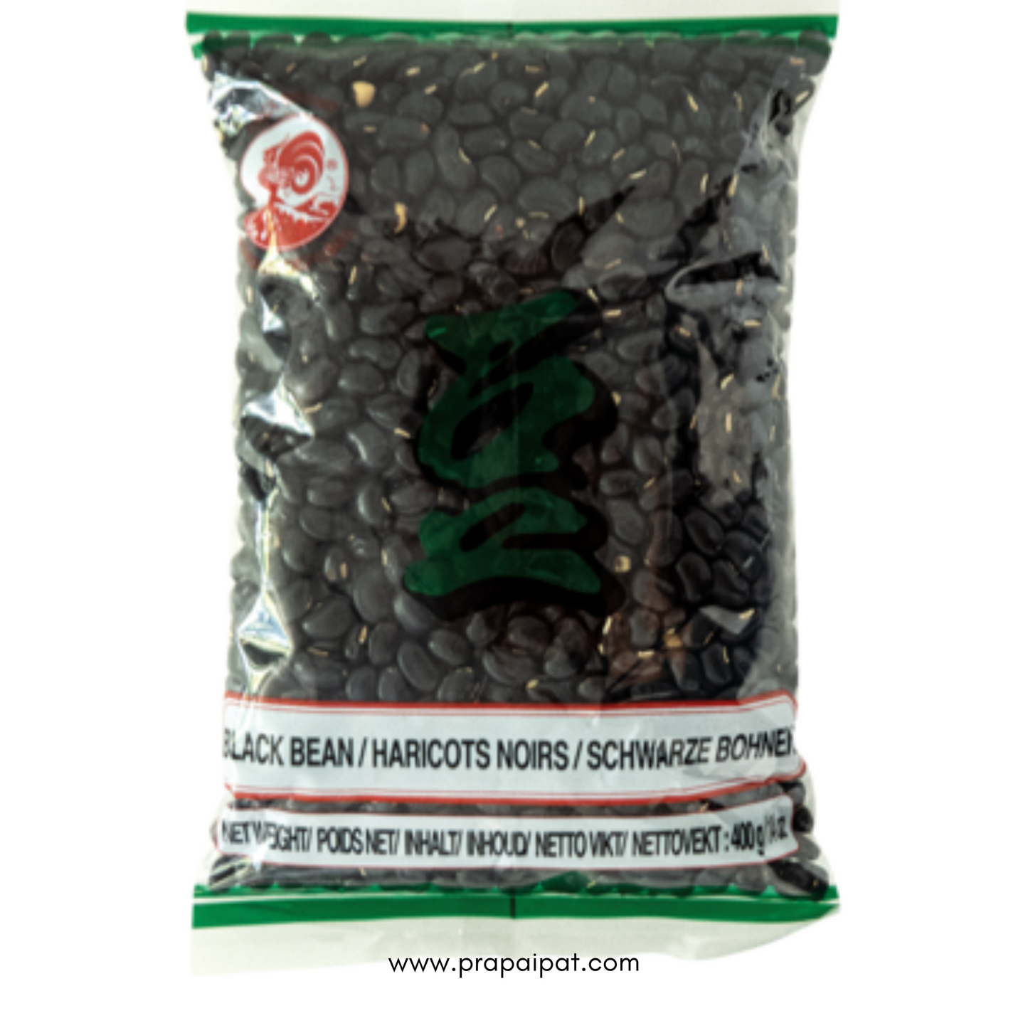 COCK Schwarze Bohnen 400 g ถั่วดำ เต็มเมล็ด
