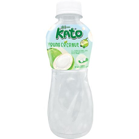 📌Best Before 25/07/2025 KATO Kokoswasser mit Nata De Coco 320 ml (inkl. Pfand)