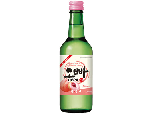 Peach Soju Drinks 12% Oppa 360 ml