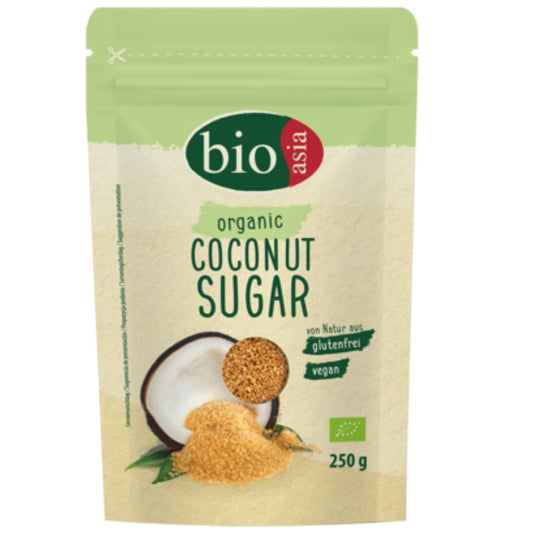 BIOASIA Indonesia Organic Coconut Blossom Sugar 250 g น้ำตาลมะพร้าว แบบเม็ดละเอียด