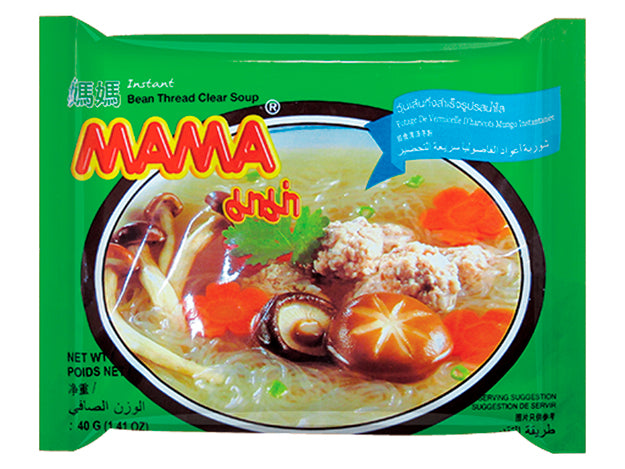 Instant Bean Vermicelli Clear Soup Mama 40 G