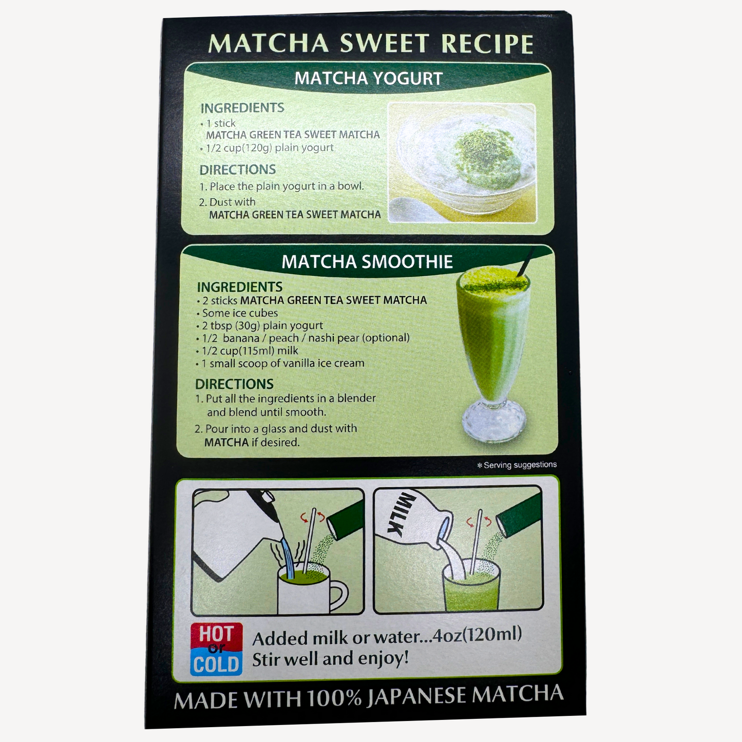 ITOEN Matche Green Tea Sweet 120 Gram (10 packs) ชาเขียวญี่ปุ่น ปรุงสำเร็จ