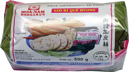 Fleischwurst vom Schwein (Gio Bi Que Huong) 500g (Tiefkühlware) หมูยอหนัง