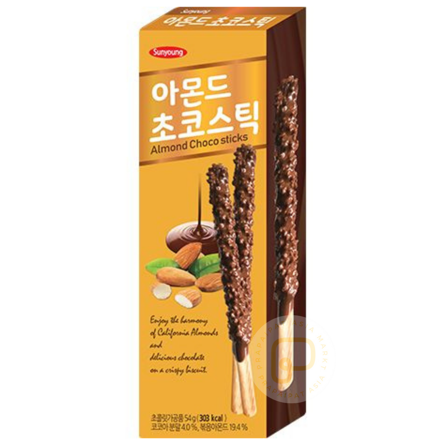 Sunyoung Choco Sticks Mandel 54 Gram