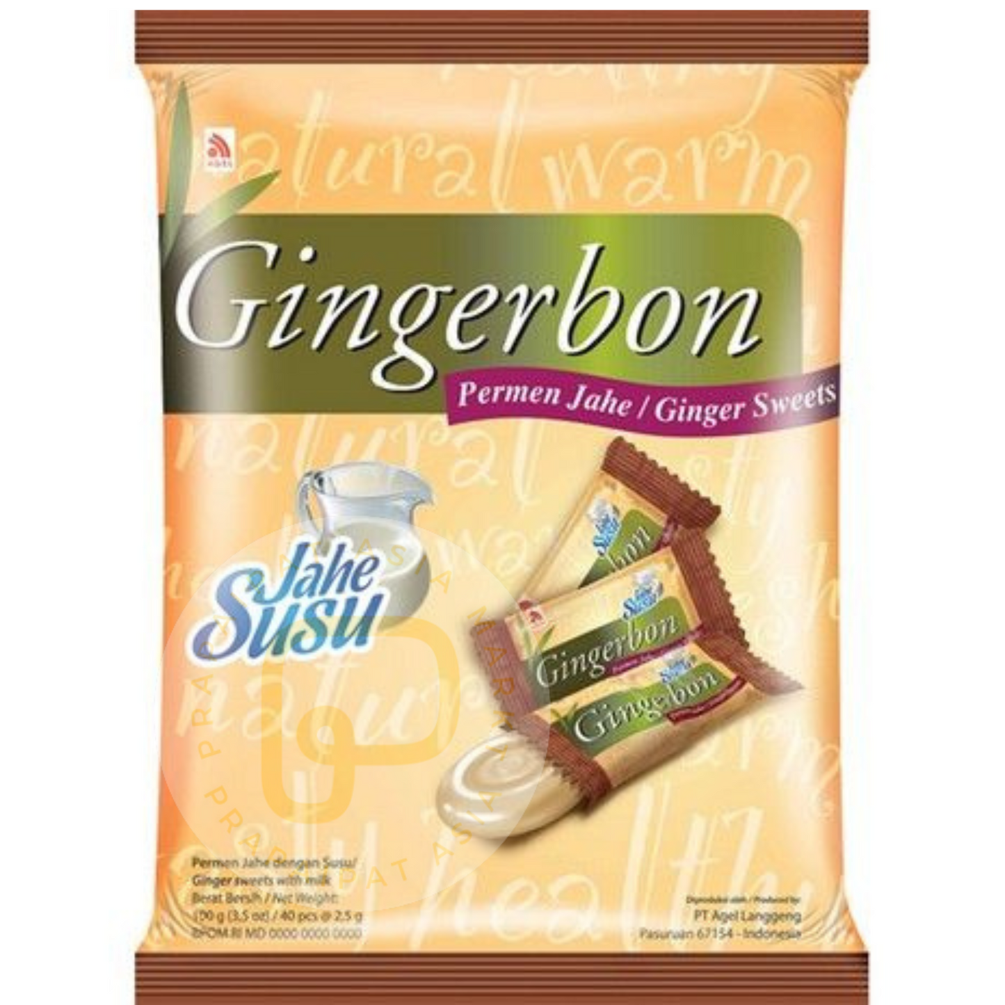 Gingerbon's Ingwerbonbons Jahe Susi 100 gram