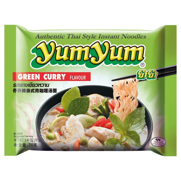 YUM YUM noodles green curry 70g