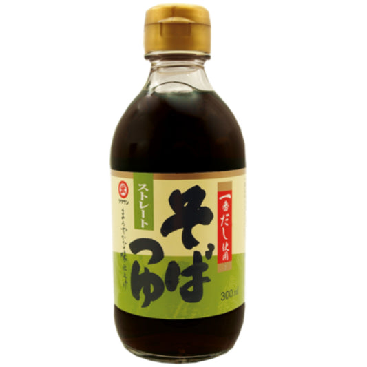 TAKESAN Japan Soba Tsuyu Sauce Fertig - Dip für Soba Nudeln 300 ml