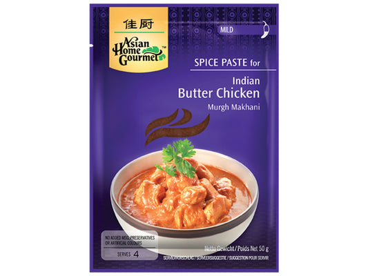 AHG Asian Home Gourmet Indian Butter Chicken Spice Paste 50 Gram