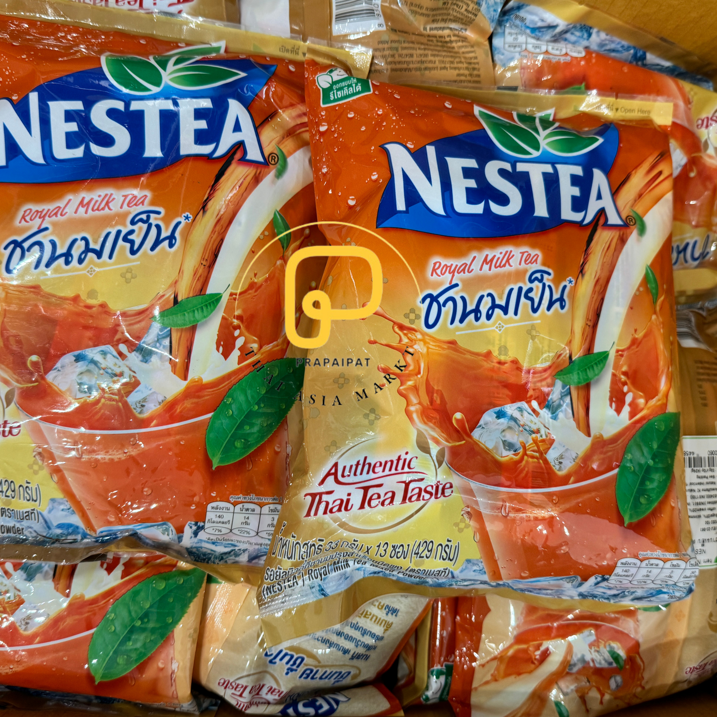 Nestea Royal Milk Tea / Instant Authentic Thai tea ชาไทยชงสำเร็จ 13 packs 435 gram