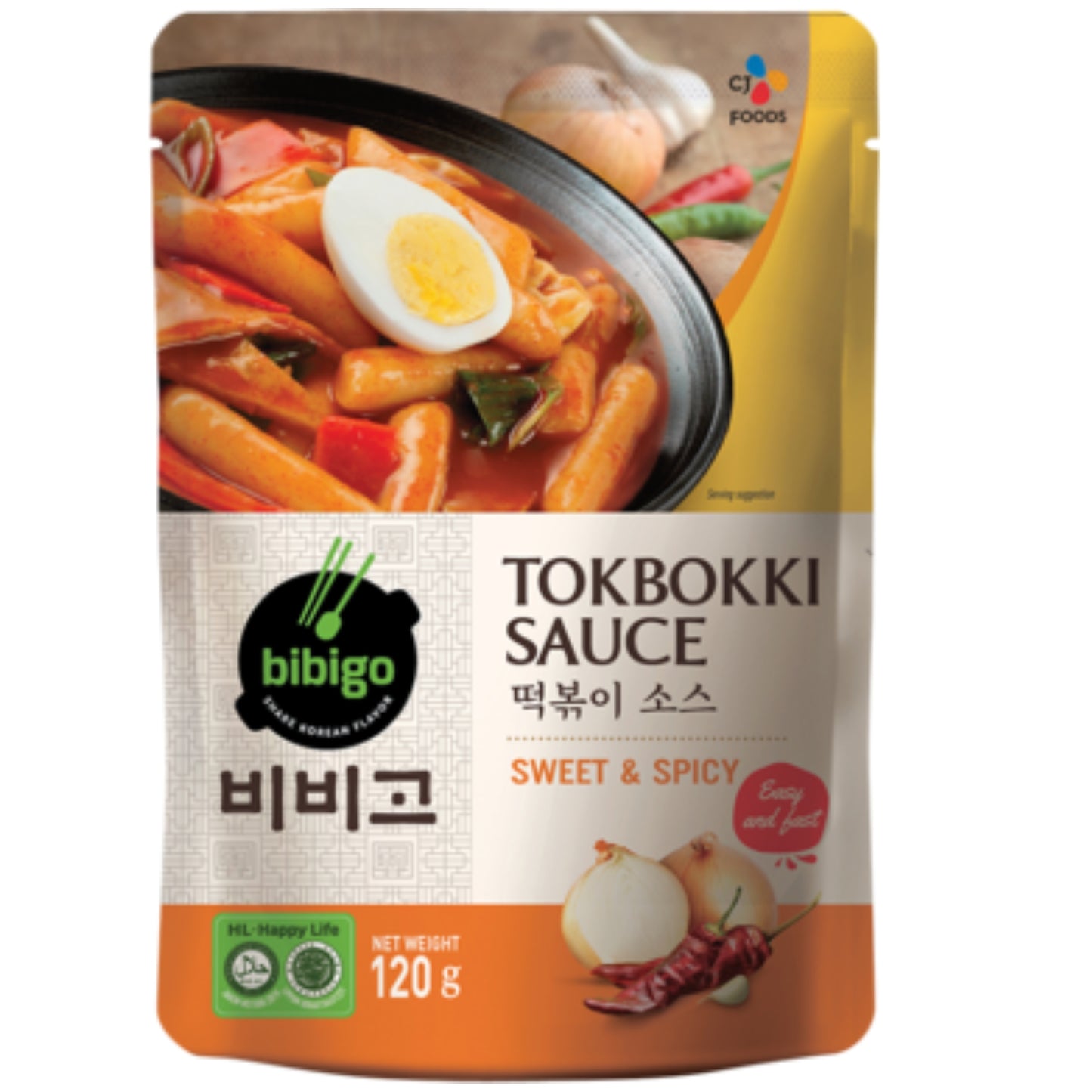 BIBIGO Südkorea Tokbokki Sauce Sweet & Spicy 120 gram