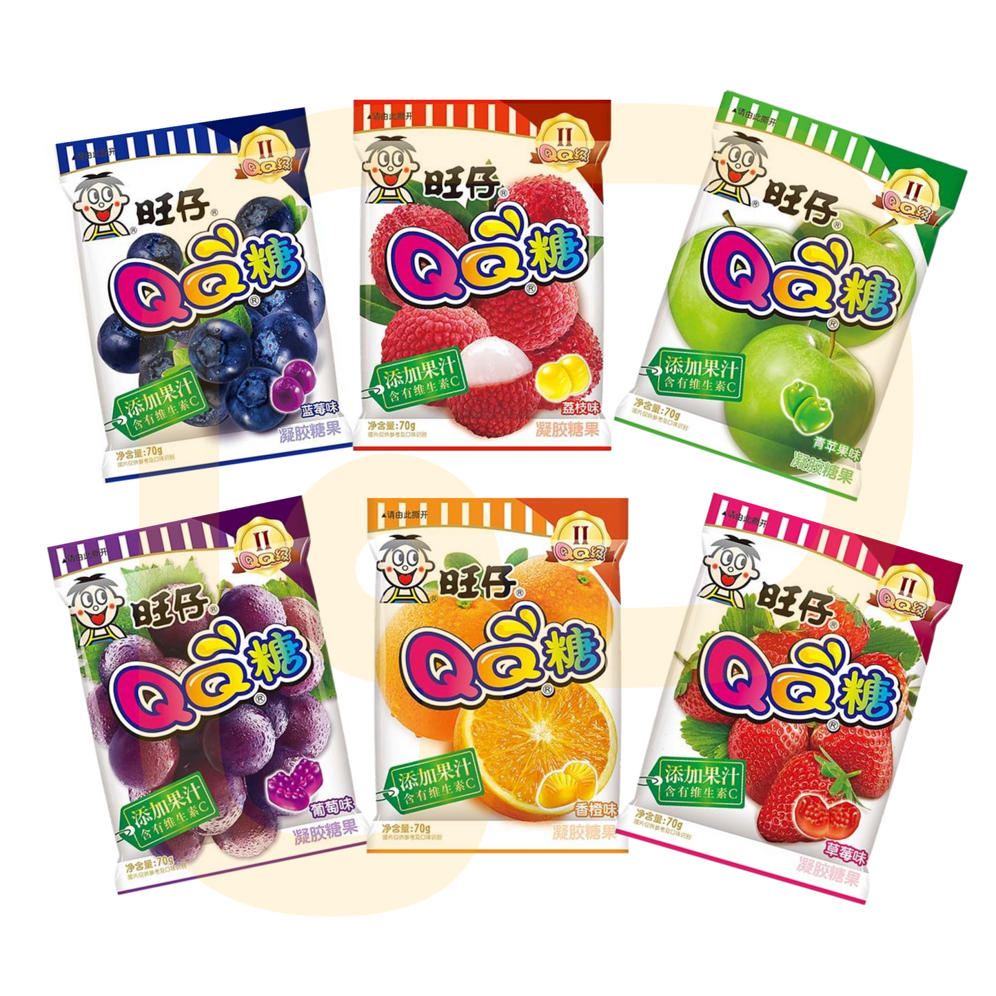 QQ Gummy Fruchtgummi Want Want 70 gram