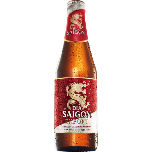 Saigon beer 4.9% vol. 355ml (Vietnam) - disposable container, plus €0.25 per bottle