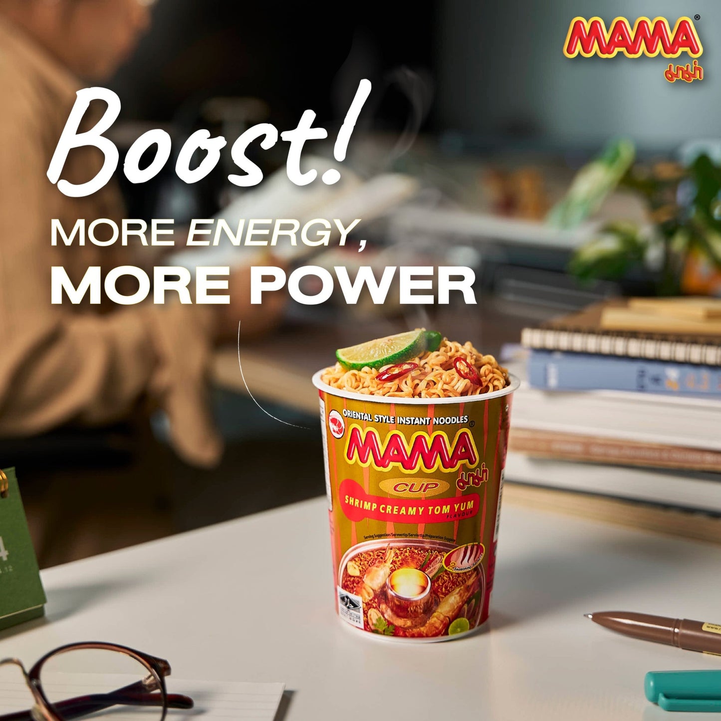 MAMA Instant Cup Noodles Creamy Tom Yum Soup 70g