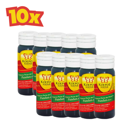 10x  Koepoe Pandan Flavoring สีและกลิ่น ใบเตย 25ml