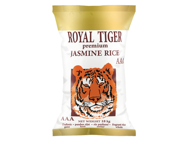 Royal Tiger Jasmine Rice 18kg bag