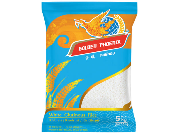 Phoenix Klebreis 1 und 5kg Tüten ข้าวเหนียว ตราหงษ์ทอง