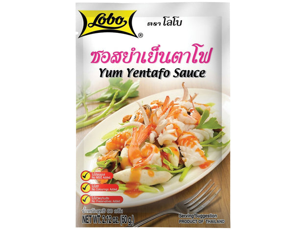 Yum Yentafo Sauce Lobo 60 Gram ซอสเย็นตาโฟต้มยำแห้ง ตราโลโบ้