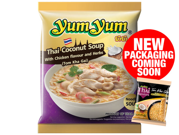 Instant Nudeln Thai Kokossuppe (Tom Kha Kai) Yum Yum 100 Gram ยำยำ รส ต้มข่าไก่