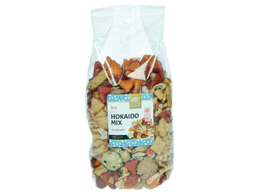 Hokaido Reiscrackermix Golden Turtle 350 Gram ข้าวพองอบกรอบ รวมรส สไตล์ญี่ปุ่น