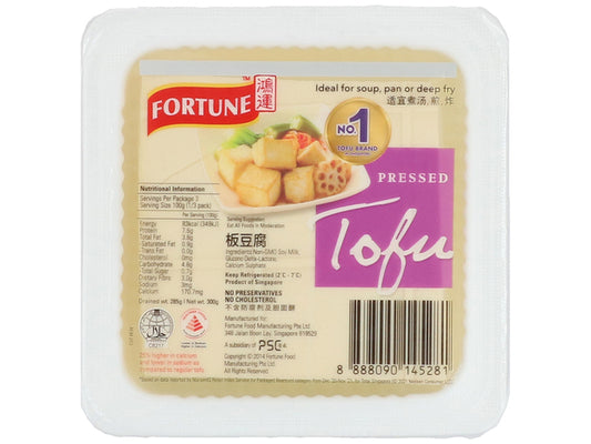 Gepresst Tofu Fortune Brand 300 Gram