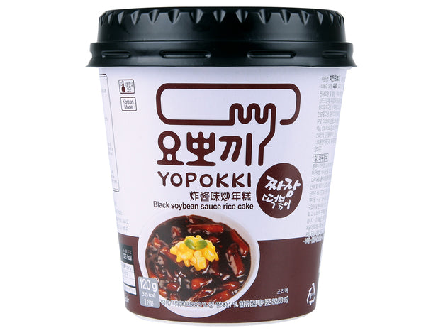 Jjajang Topokki (Reiskuchen) Yopokki 120 Gram