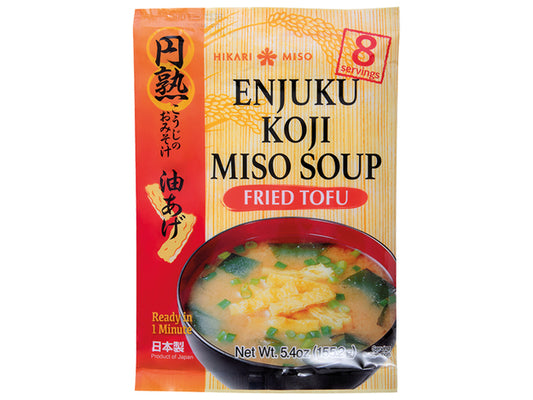 Enjuko Instant Miso Soup Fried Tofu Hikari 156 Gram (8 PORTIONS)