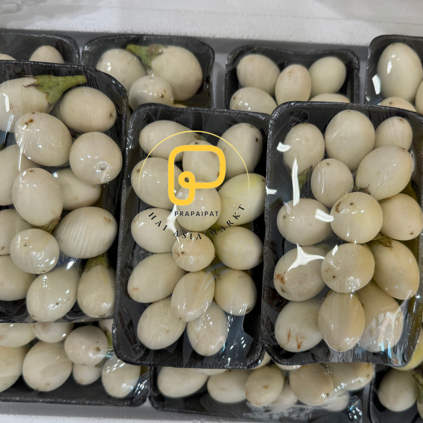 White small egg plant มะเขือไข่เต่า 100 กรัม