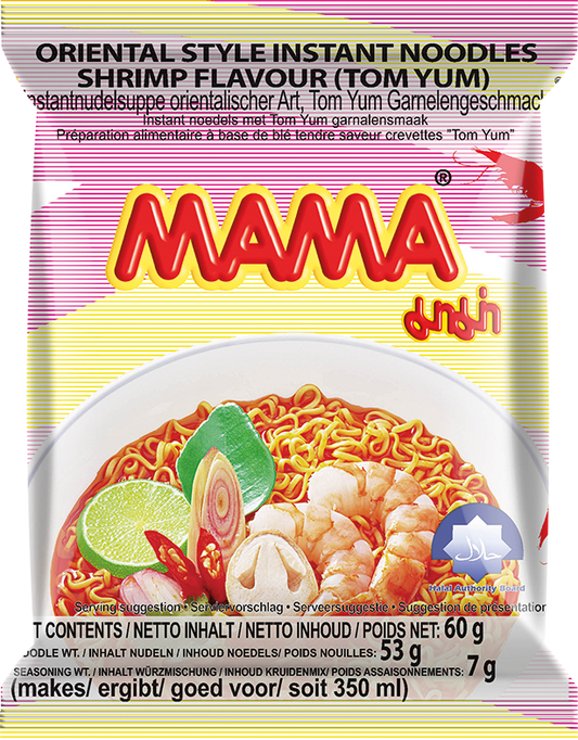 MAMA instant noodles, shrimp Tom Yum 60g