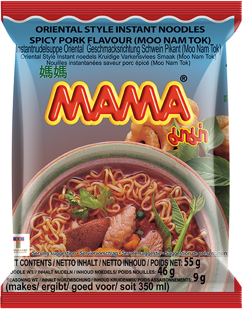 MAMA instant noodles, Moo Nam Tok 55g