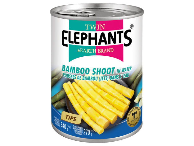 Bamboo Shoots (Tips) Twin Elephants 540 Grams