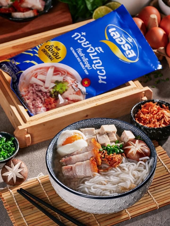 Ler Ros Vietnamese Rice Noodle Soup  110 Gram ก๊วยจั๊บญวณ