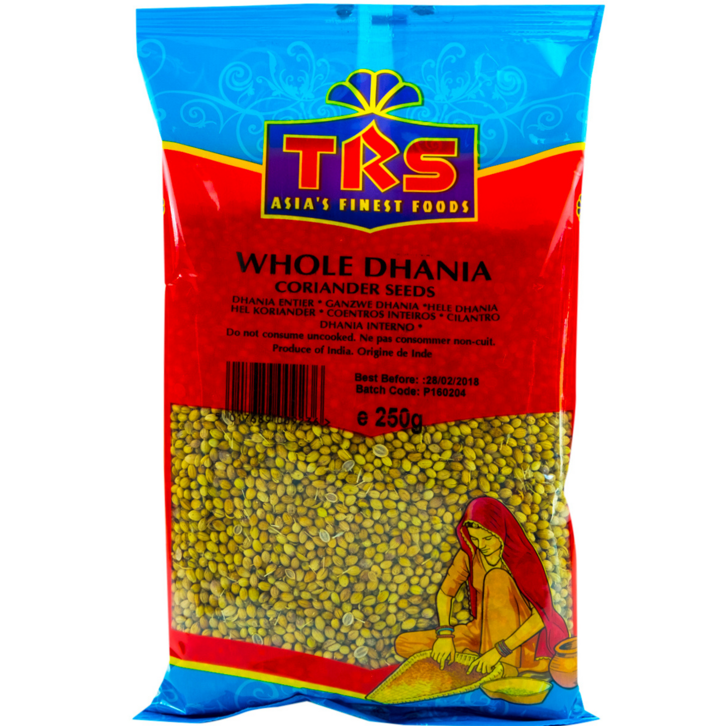 TRS Coriander Whole Seed 250 gram เมล็ดผักชี