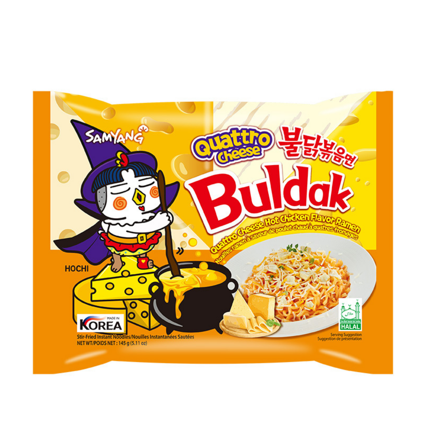 Buldak Samyang Cheese Ramen Quattro 140 gram