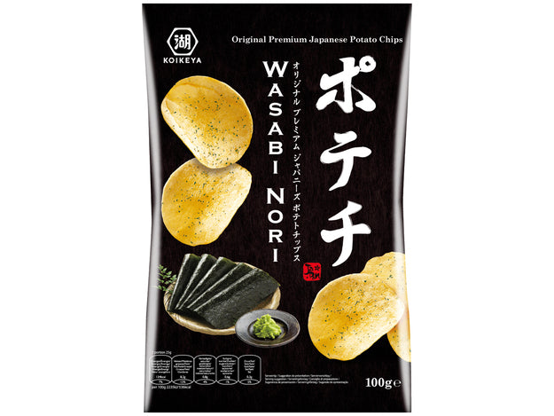 Kartoffelchips Wasabi Nori Koikeya 100g