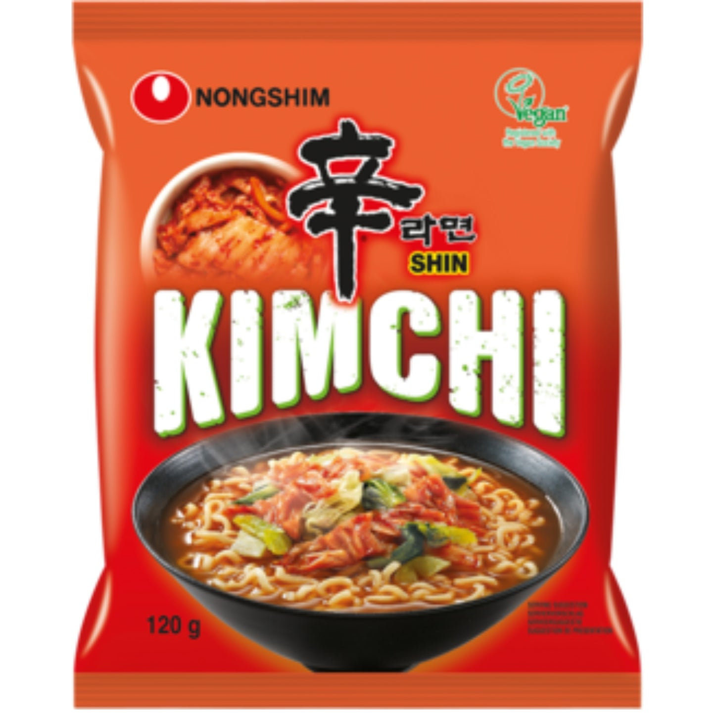 Nongshim Kimchi Koreanische Ramen 120 Gram