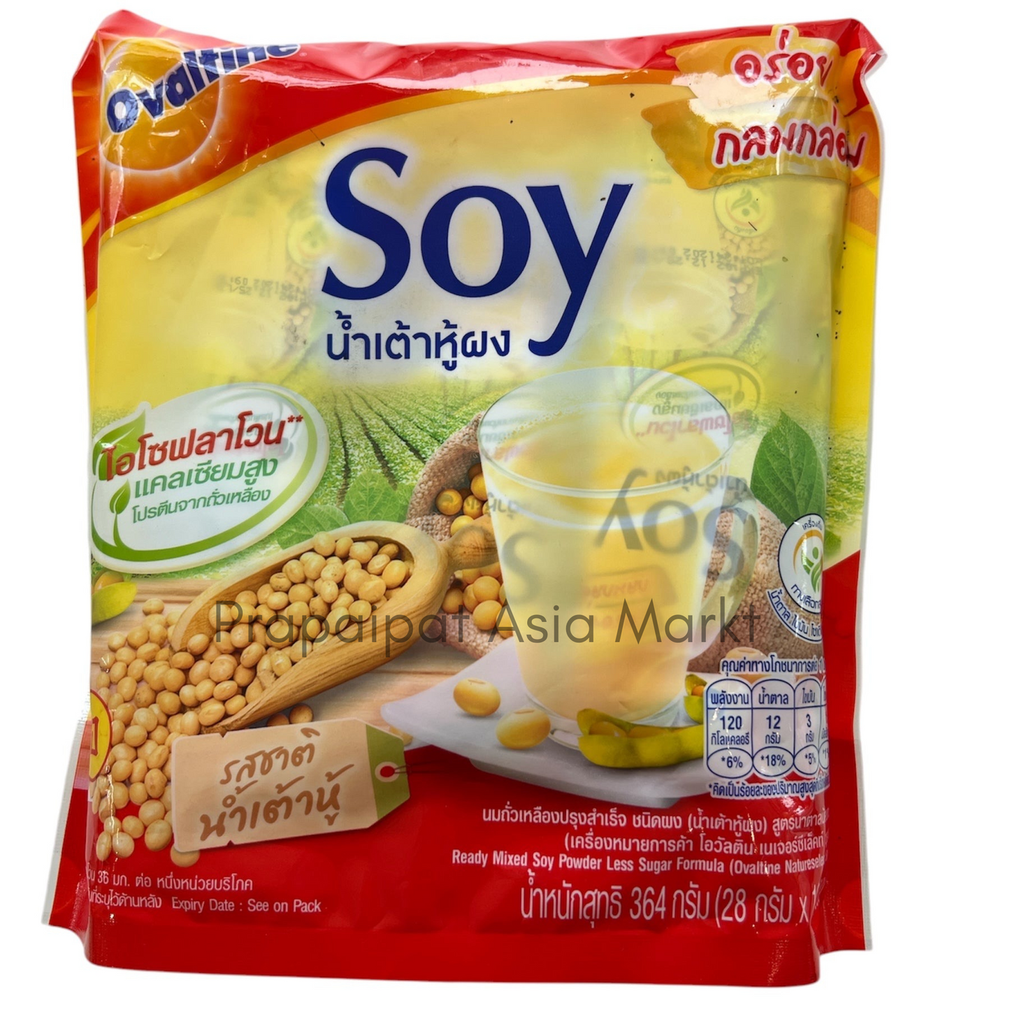 Ovaltine Naure Selectsoy 364g (28g x 13 sachets) โอวัลติน น้ำเต้าหู้ผง