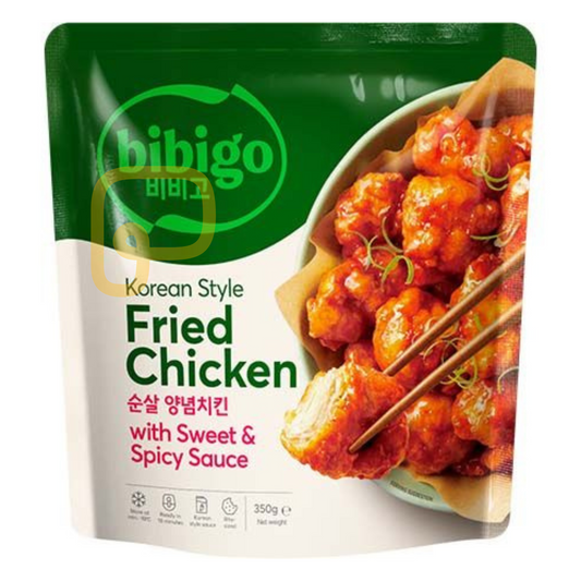 BIBIGO Fried Chicken Sweet &amp; Spicy Korean Style 350 Gram ไก่ทอดรสเผ็ด