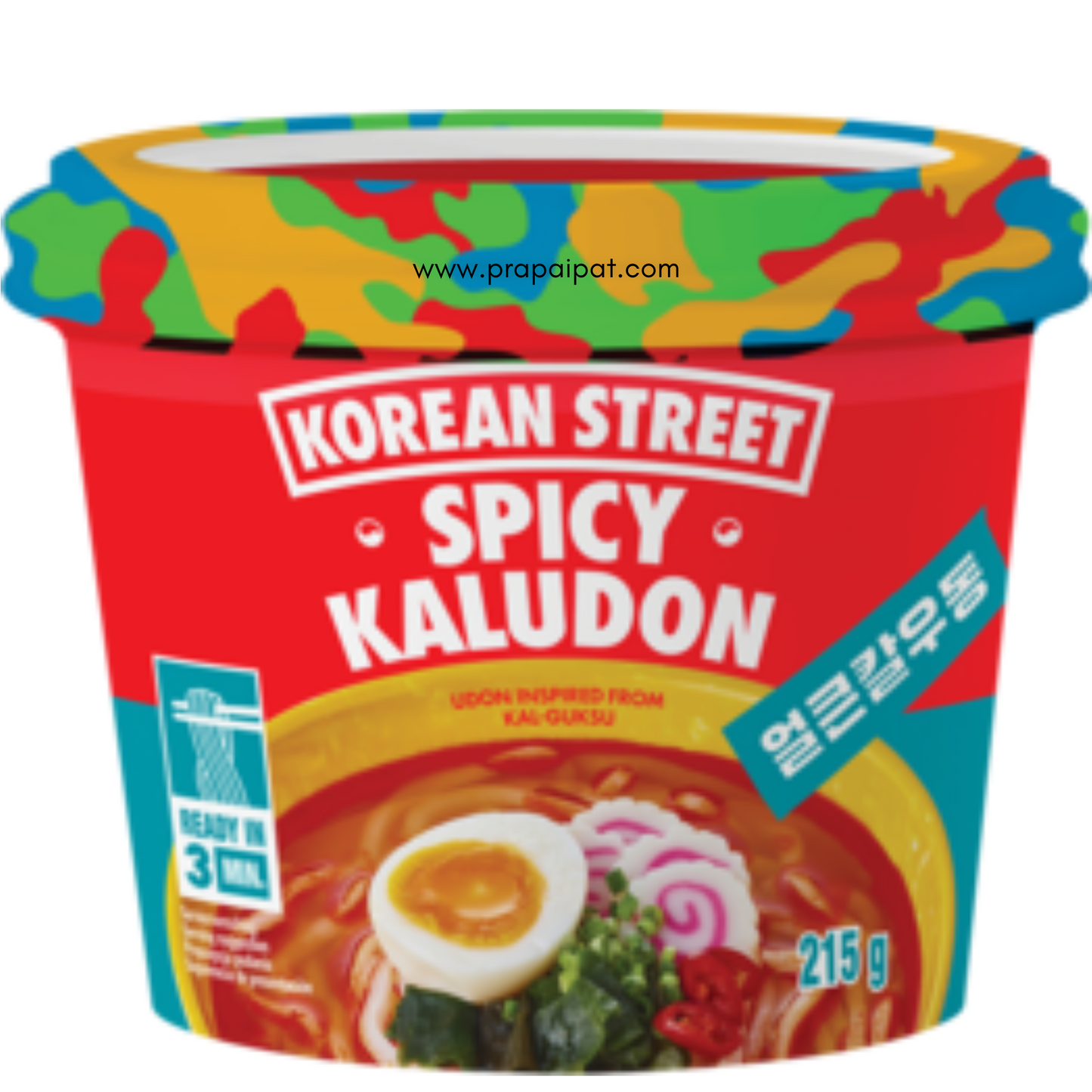 Korean STREET Instant Cup Nudeln Kaludon Spicy 215 Gram