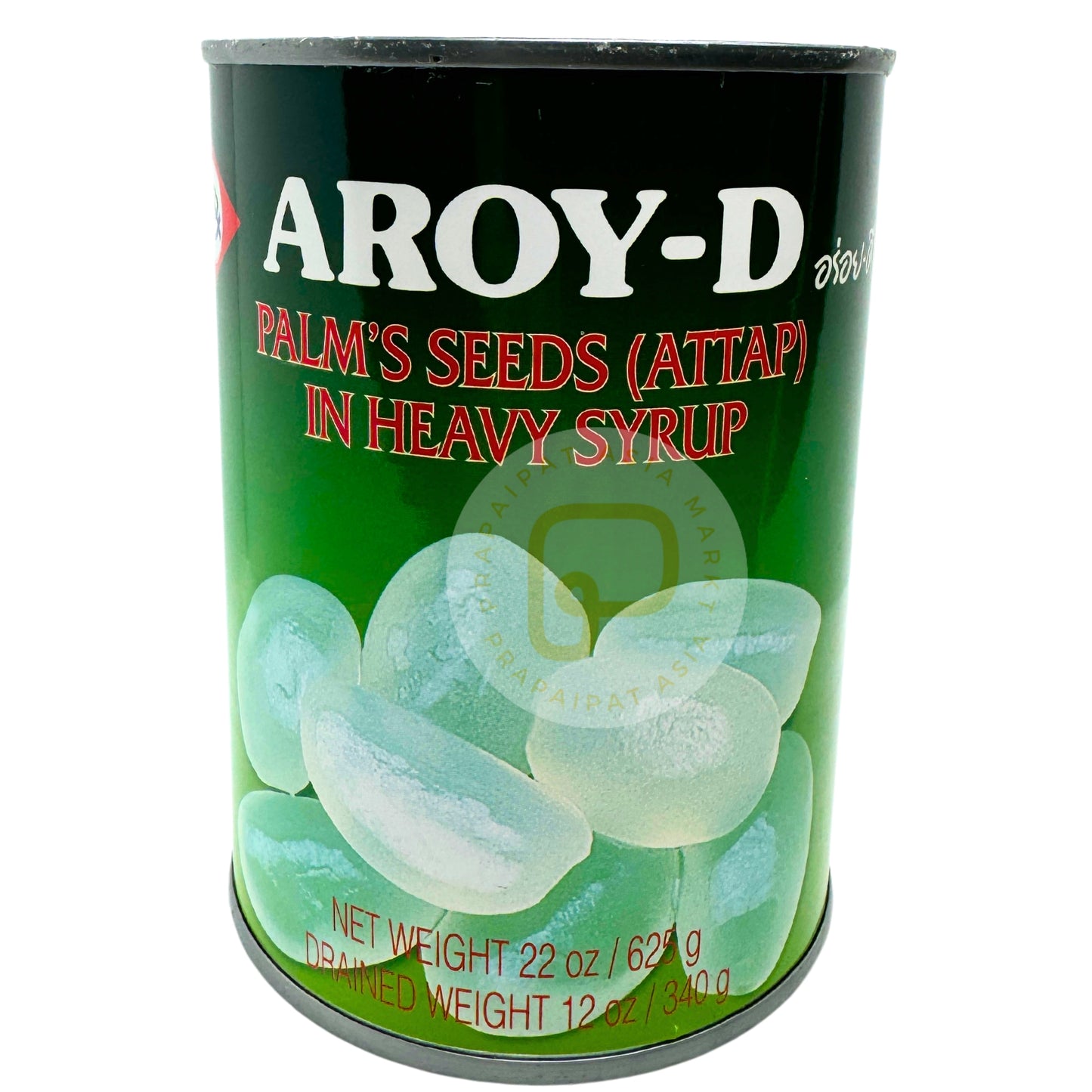 AROY-D Attap Palm Seed in Syrup ลูกชิดในน้ำเชื่อม 625 Gram