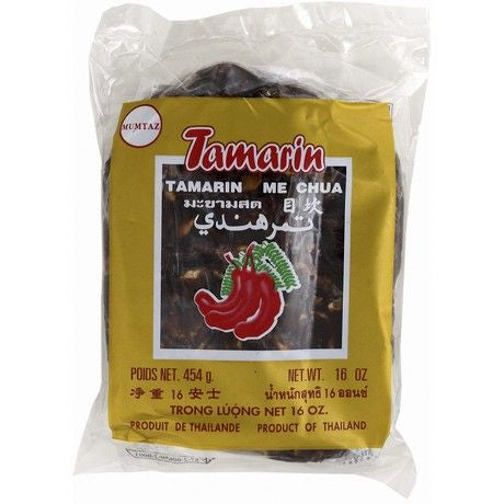 MUMTAZ  Tamarind without Seeds 454 g เนื้อ มะขามเปียก ไม่มีเม็ด