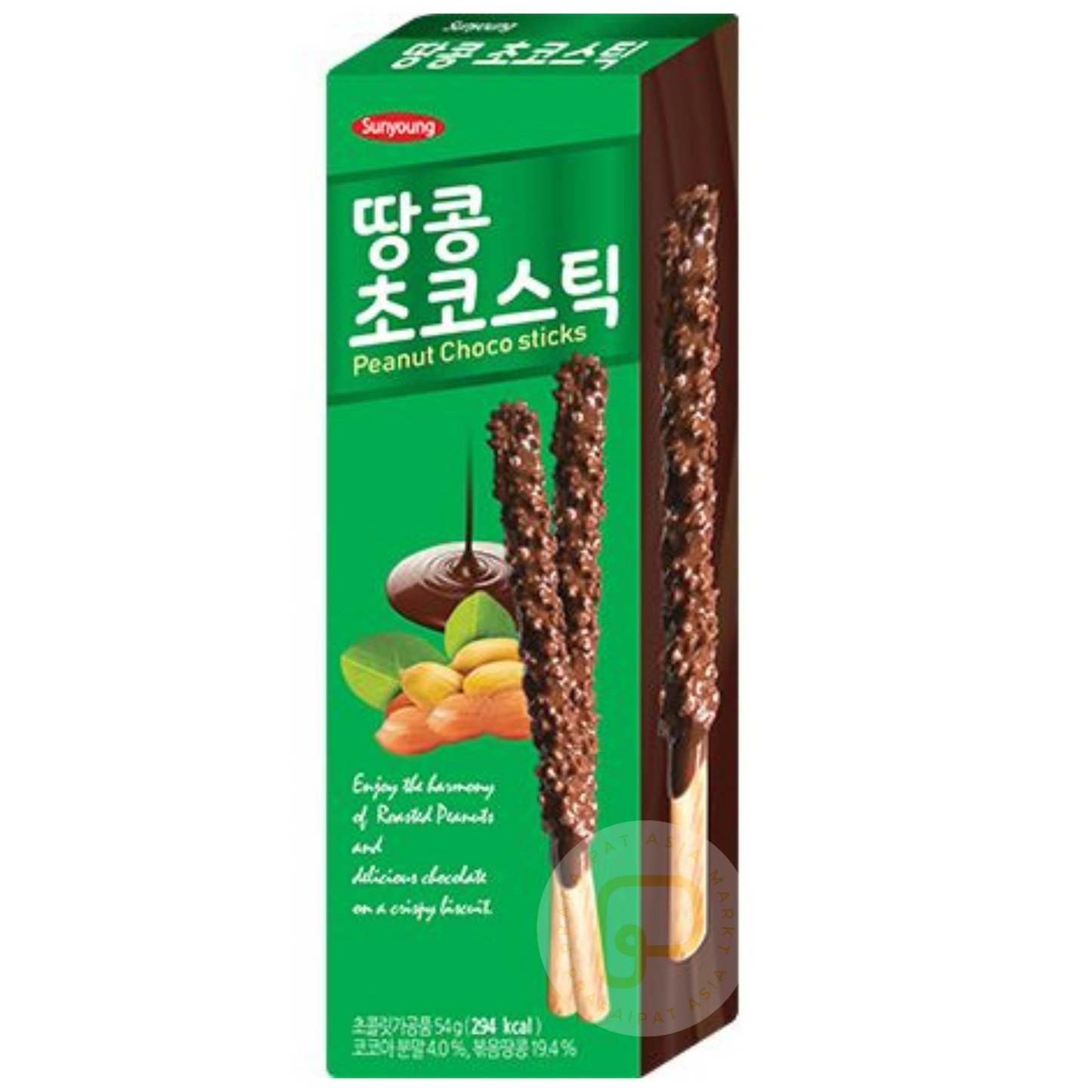 Sunyoung Choco Sticks Erdnuss 54 Gram