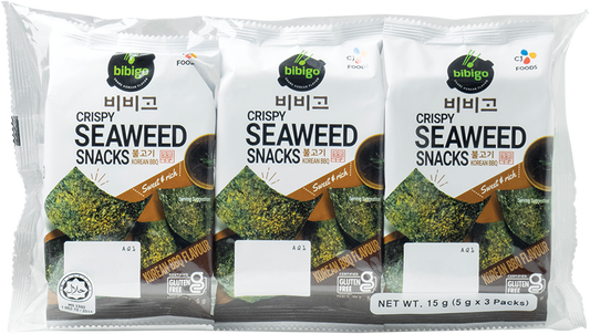 Seaweed snack, BBQ, Bibigo 15g