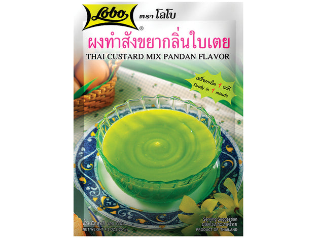 Thai Custard Mix Pandan Flavour
Lobo 120 Gram