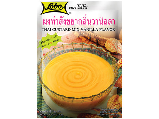 Thai Custard Mix Vanilla Flavor Lobo 120 Gram สังขยา