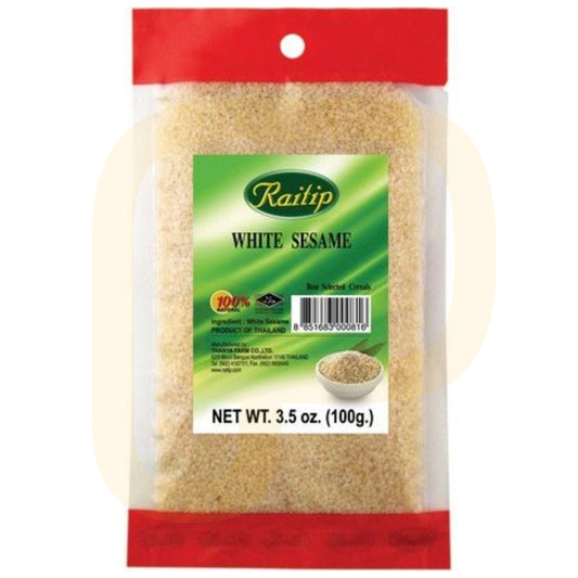 Raitip Sesamkörner Weiß White Sesame 100 Gram งาขาว