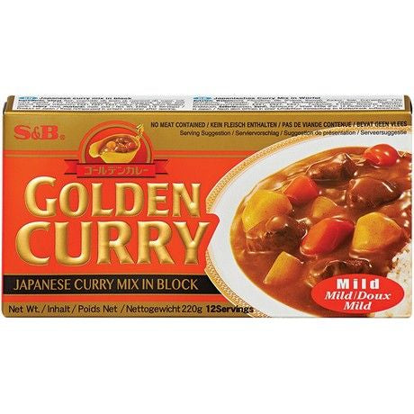 S&B Golden Curry - Curry Sauce Mix - Mild 220 gram