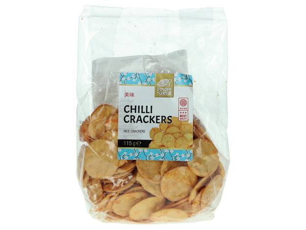 Chilli-Corn Crackers Golden Turtle 115 G