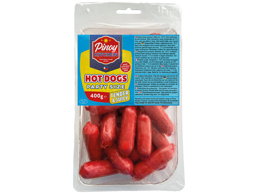 Hot Dog Pinot Kitchen 400 gram ไส้กรอกแดง ฟิลิปปินส์