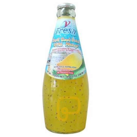 V-FRESH Mango Juice with Basil Seed 290 ML