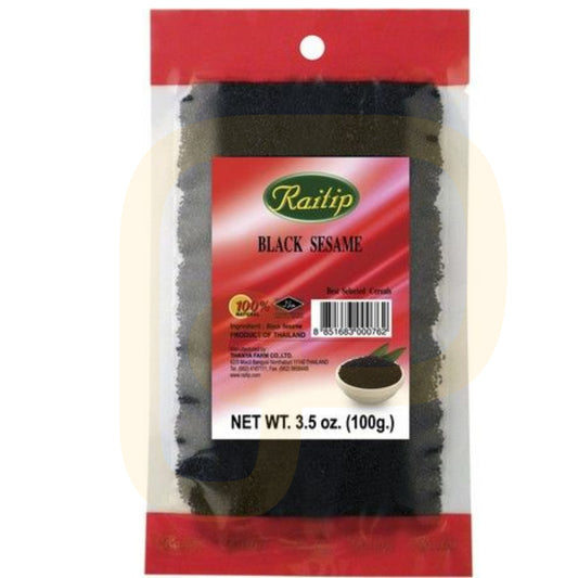 Raitip Sesamkörner Schwarz Black Sesame 100 Gram งาดำ ไรทิพย์